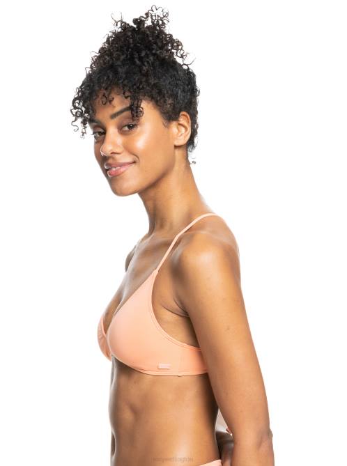 X4FH715 papaya punch Beach Classics Triangle Bikini Top Women Roxy | Bikini Tops
