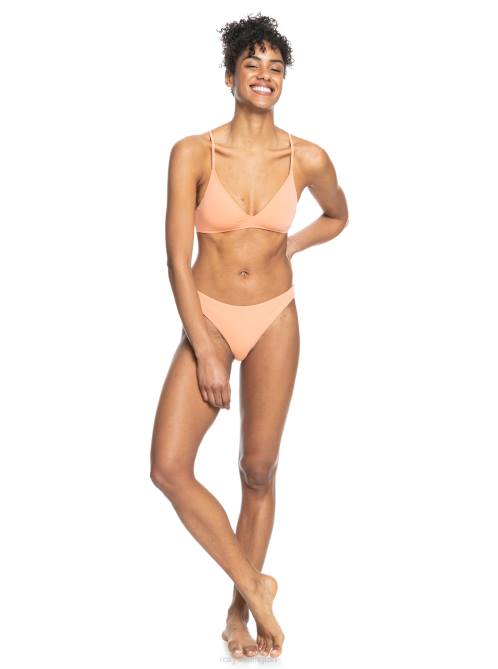 X4FH715 papaya punch Beach Classics Triangle Bikini Top Women Roxy | Bikini Tops