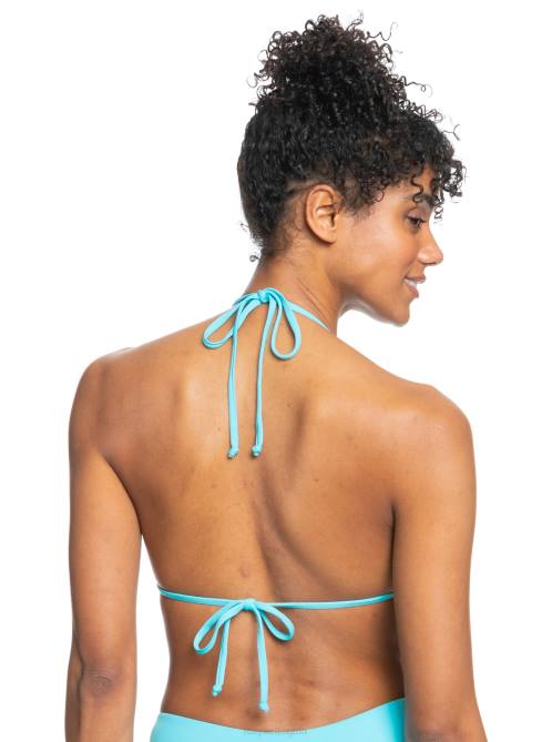 X4FH773 bachelor button Beach Classics Tiki Triangle Bikini Top Women Roxy | Bikini Tops