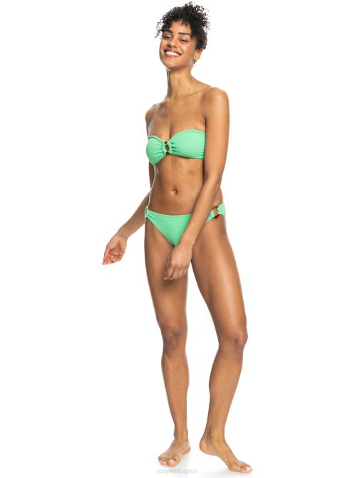 X4FH791 absinthe green Color Jam Bandeau Bikini Top Women Roxy | Bikini Tops