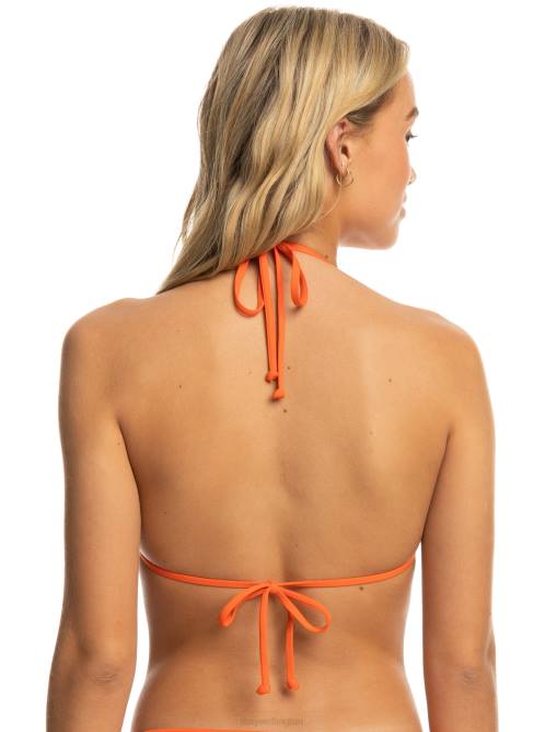 X4FH892 tigerlily Beach Classics Tiki Triangle Bikini Top Women Roxy | Bikini Tops