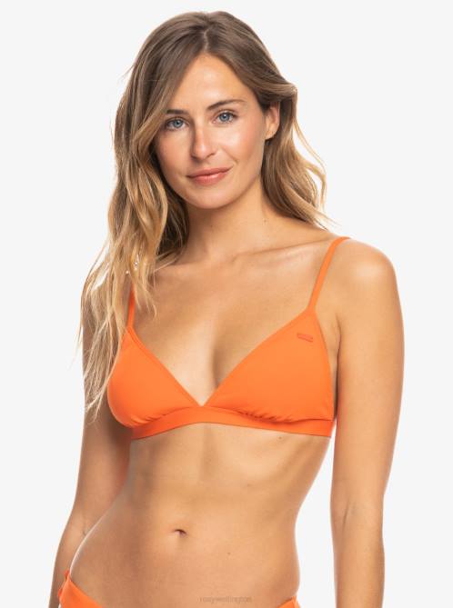 X4FH900 tigerlily Beach Classics Triangle Bikini Top Women Roxy | Bikini Tops
