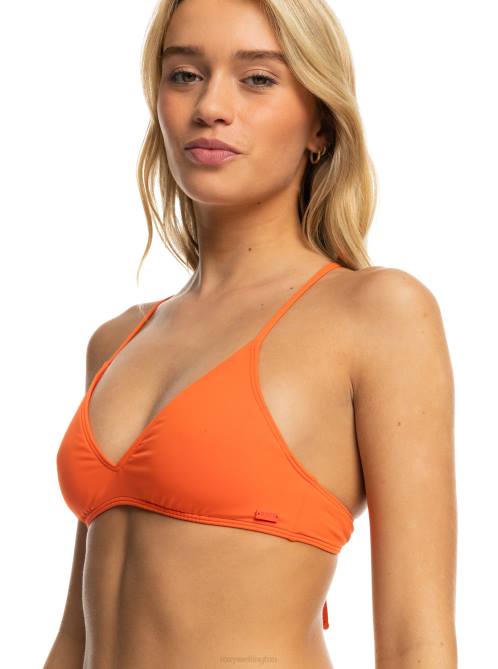 X4FH910 tigerlily Beach Classics Triangle Bikini Top Women Roxy | Bikini Tops