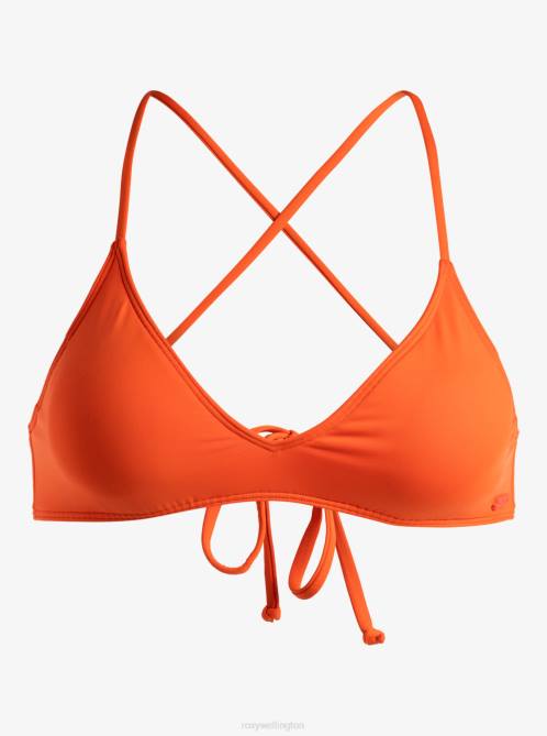 X4FH910 tigerlily Beach Classics Triangle Bikini Top Women Roxy | Bikini Tops