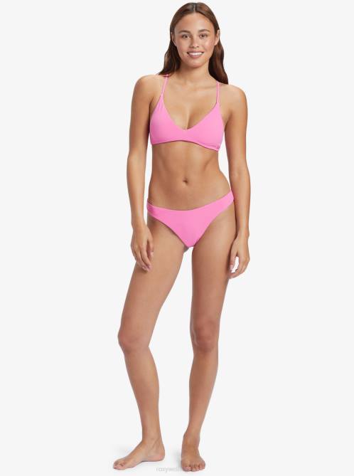 X4FH942 shocking pink Hawaiian Heat Triangle Bikini Top Women Roxy | Bikini Tops