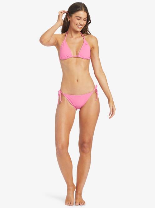 X4FH974 shocking pink Hawaiian Heat Elongated Triangle Bikini Top Women Roxy | Bikini Tops
