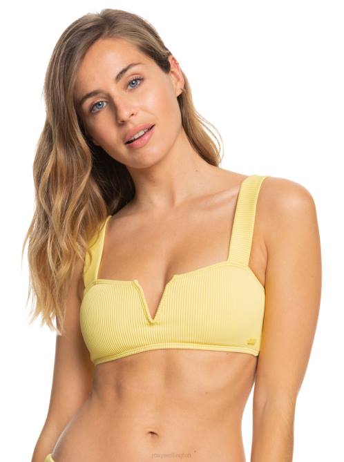 X4FH977 sunshine Love Bralette Bikini Top Women Roxy | Bikini Tops