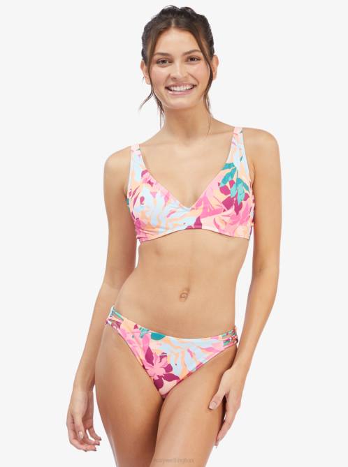 X4FH994 cantaloupe tropi palm Active Underwired Bikini Top Women Roxy | Bikini Tops