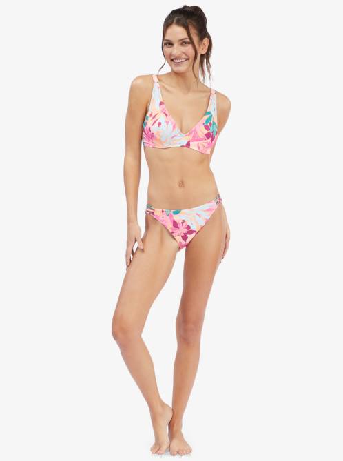 X4FH994 cantaloupe tropi palm Active Underwired Bikini Top Women Roxy | Bikini Tops