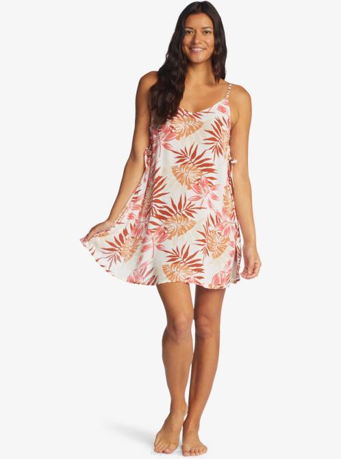 X4FH1024 snow white seaside tropics Beachy Vibes Dress Women Roxy | Cover Ups