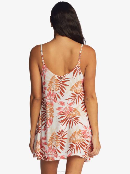 X4FH1024 snow white seaside tropics Beachy Vibes Dress Women Roxy | Cover Ups