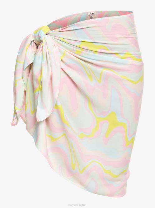 X4FH624 ambroisia swirl New Beach Day Multi-Wear Sarong Women Roxy | Cover Ups