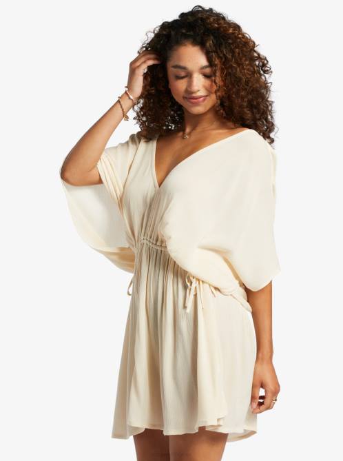 X4FH682 tapioca Sun Swim Cover-Up Women Roxy | Cover Ups