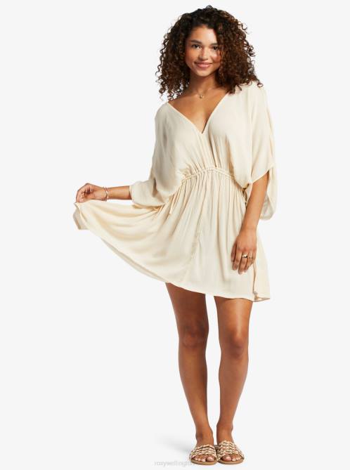 X4FH682 tapioca Sun Swim Cover-Up Women Roxy | Cover Ups