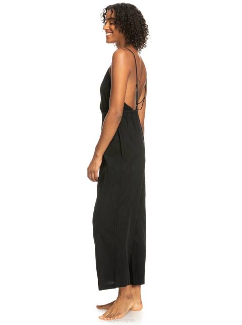 X4FH829 anthracite Never Ending Summer Strappy Jumpsuit Women Roxy | Cover Ups