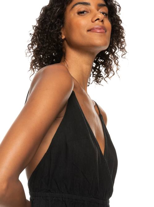 X4FH829 anthracite Never Ending Summer Strappy Jumpsuit Women Roxy | Cover Ups