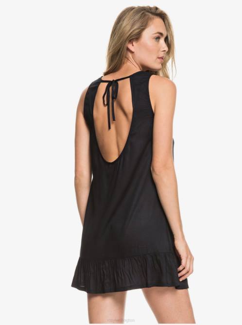 X4FH867 true black Goldy Soul Beach Tank Dress Women Roxy | Cover Ups