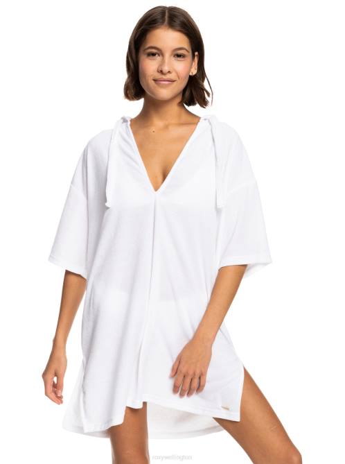 X4FH963 bright white Easy Love Cover-up Women Roxy | Cover Ups