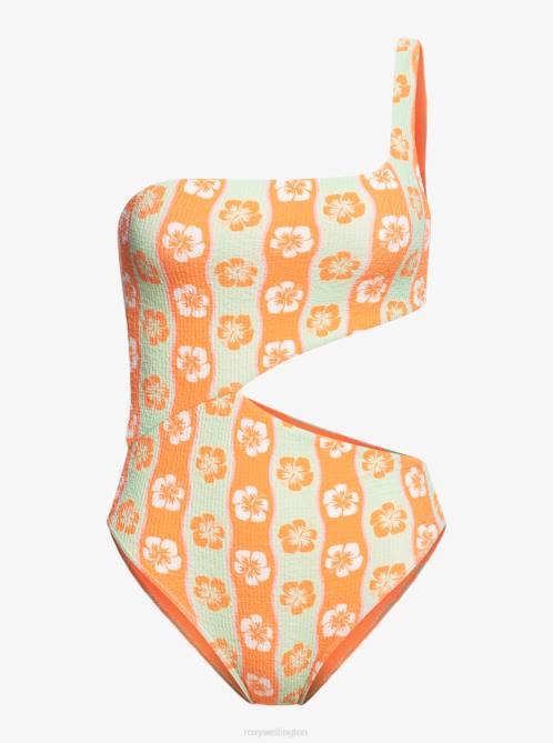 X4FH593 ambroisia wave Wavy One-Piece Swimsuit Women Roxy | One Pieces