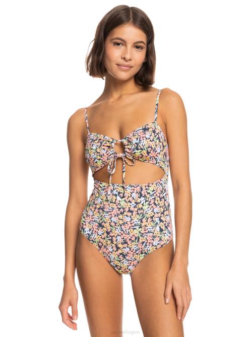 X4FH718 mood indigo ditsy love Printed Beach Classics One-Piece Swimsuit Women Roxy | One Pieces