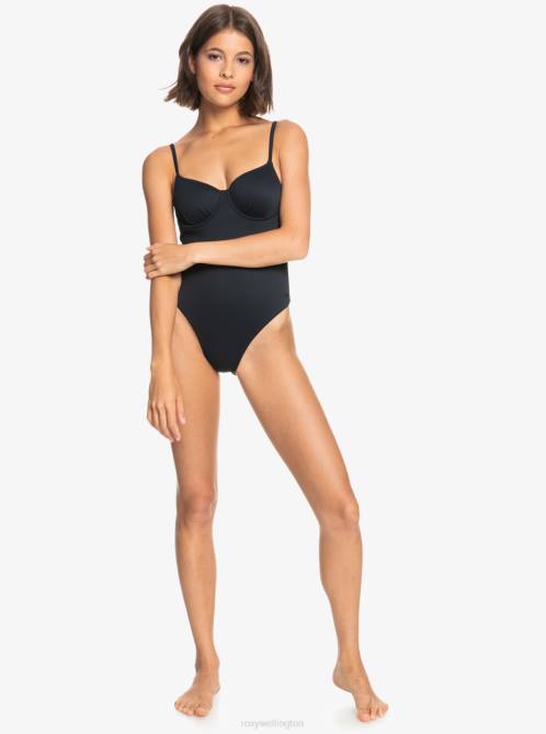 X4FH739 anthracite Love The Muse One-Piece Swimsuit Women Roxy | One Pieces