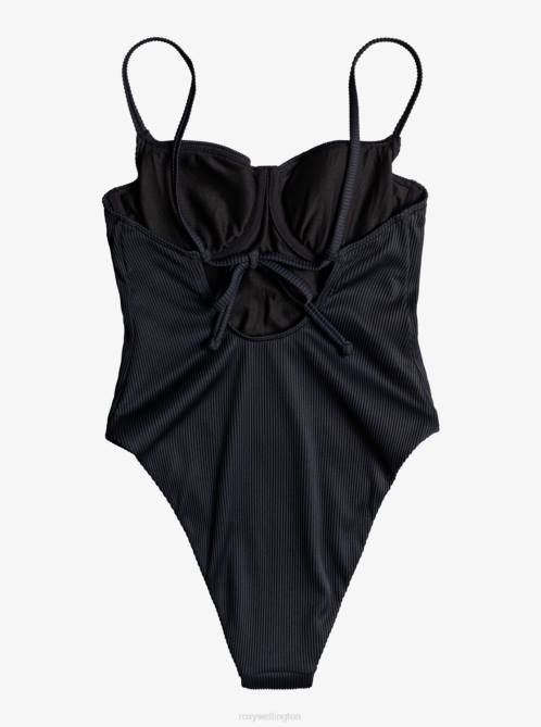 X4FH739 anthracite Love The Muse One-Piece Swimsuit Women Roxy | One Pieces