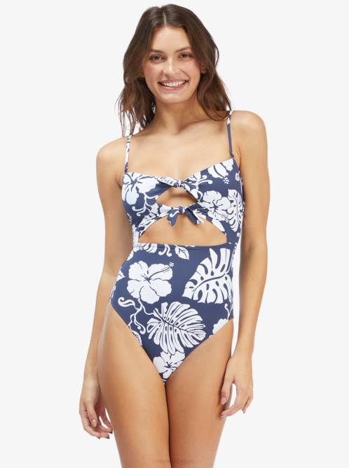 X4FH988 mood indigo heritage floral Just Shine Fashion One Piece Swimsuit Women Roxy | One Pieces